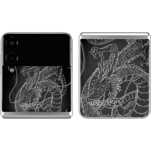 Dragon Ball Z Negative Shenron Galaxy Z Flip4 5G Skin